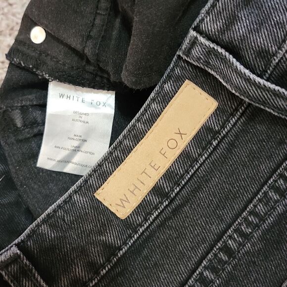 NWT White Fox Boutique Love Stoned Vintage Black Boyfriend Jeans Size XS US 2 - Picture 5 of 9